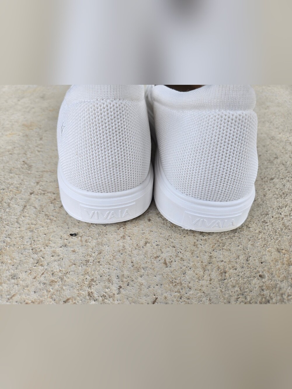 VIVAIA White Knit Slip-On Loafers Excellente Conditions - Picture 4 of 8